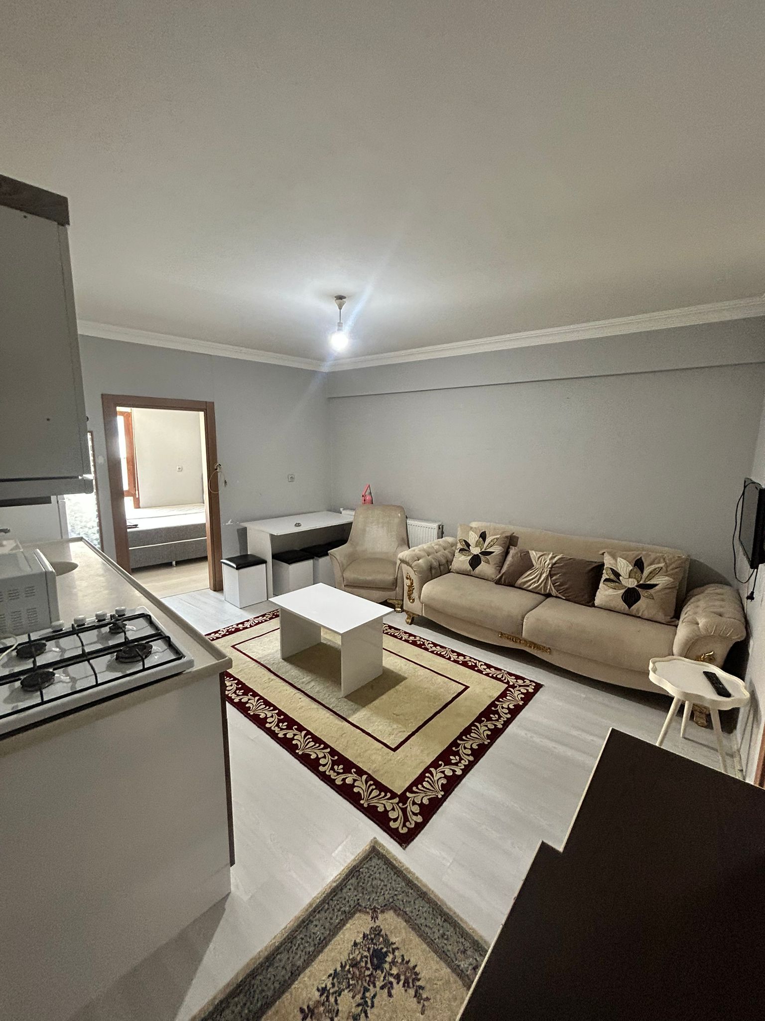 UŞAK MERKEZ ÜNALAN MAH. ŞAHİN MARKET YANI 45M. 1+1 SATILIK EŞYALI APART DAİRE