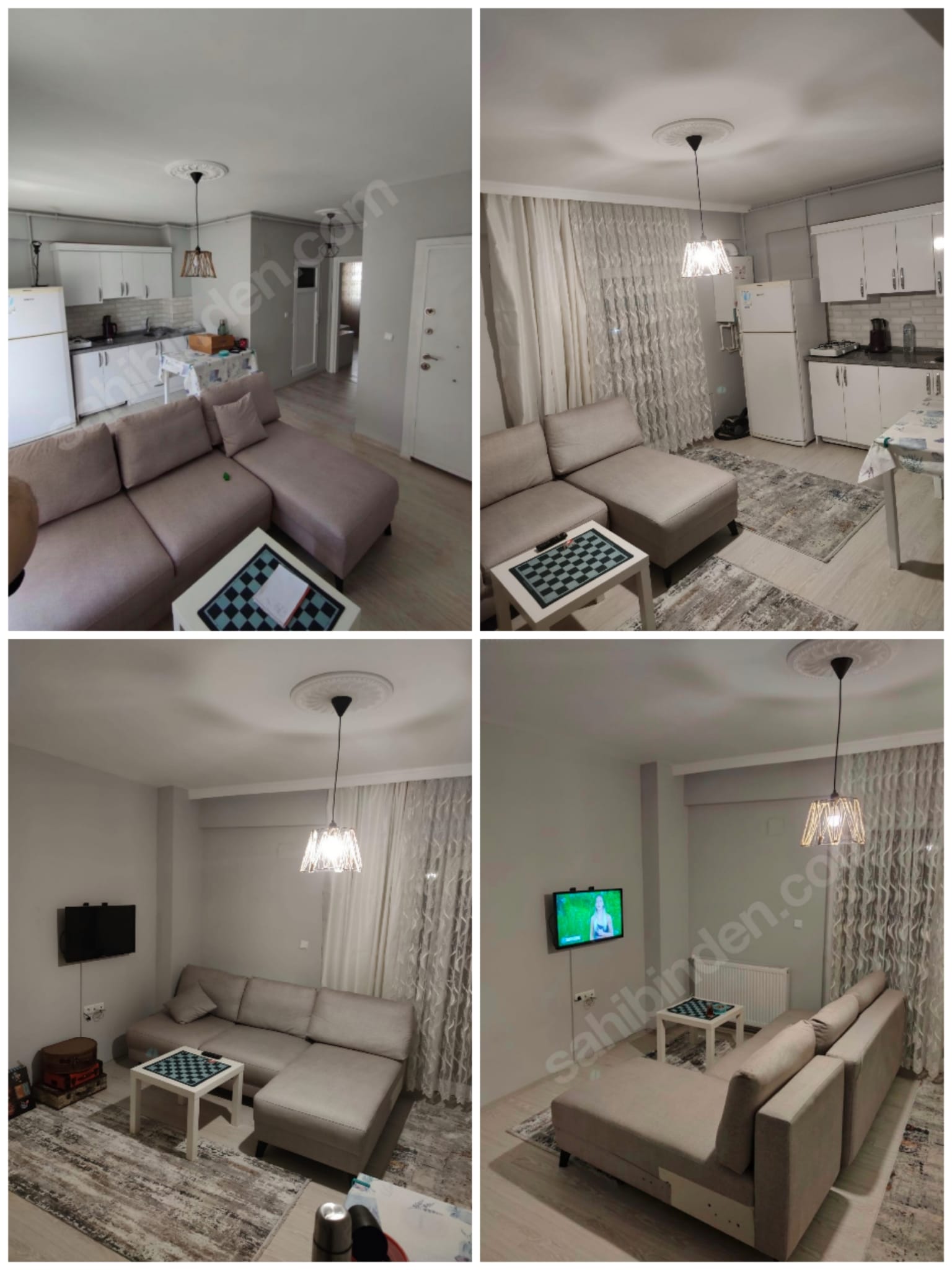 UŞAK MERKEZ KEMALÖZ MAH. 55m. 1+1  ARA KAT EŞYALI SATILIK APART