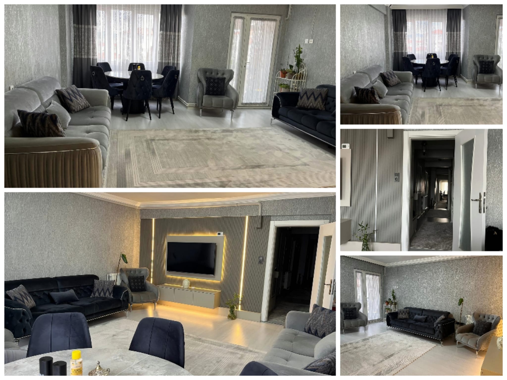 UŞAK MERKEZ ÜNALAN MAH. 185m 4+1 ARA KAT LÜKS SATILIK DAİRE